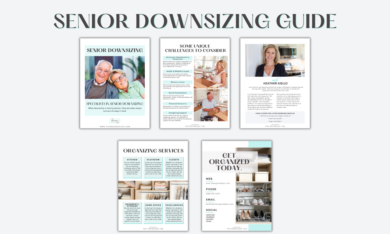 The Organized You Senior Downsizing Guide