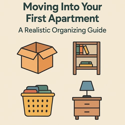 Moving Into Your First Apartment: A Realistic Organizing Guide
