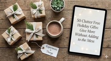 3 clutter free gift ideas