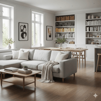 a very organized home