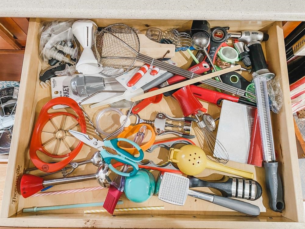 Utensil Drawer Before A 