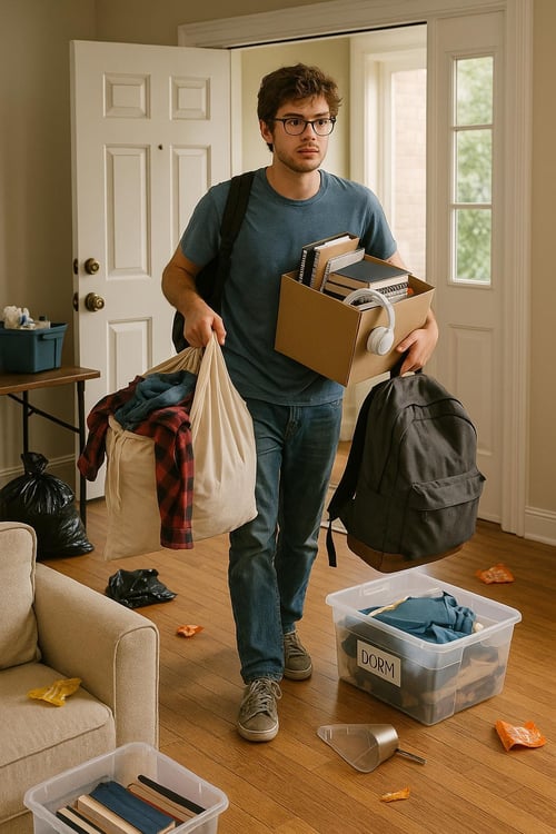 How to Stay Organized When Your Messy College Kid Moves Back In
