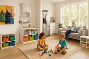 kids playing on the floor