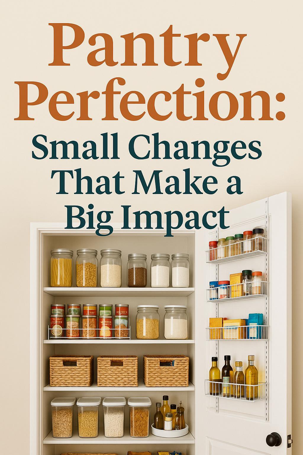 Pantry Perfection: Small Changes That Make a Big Impact
