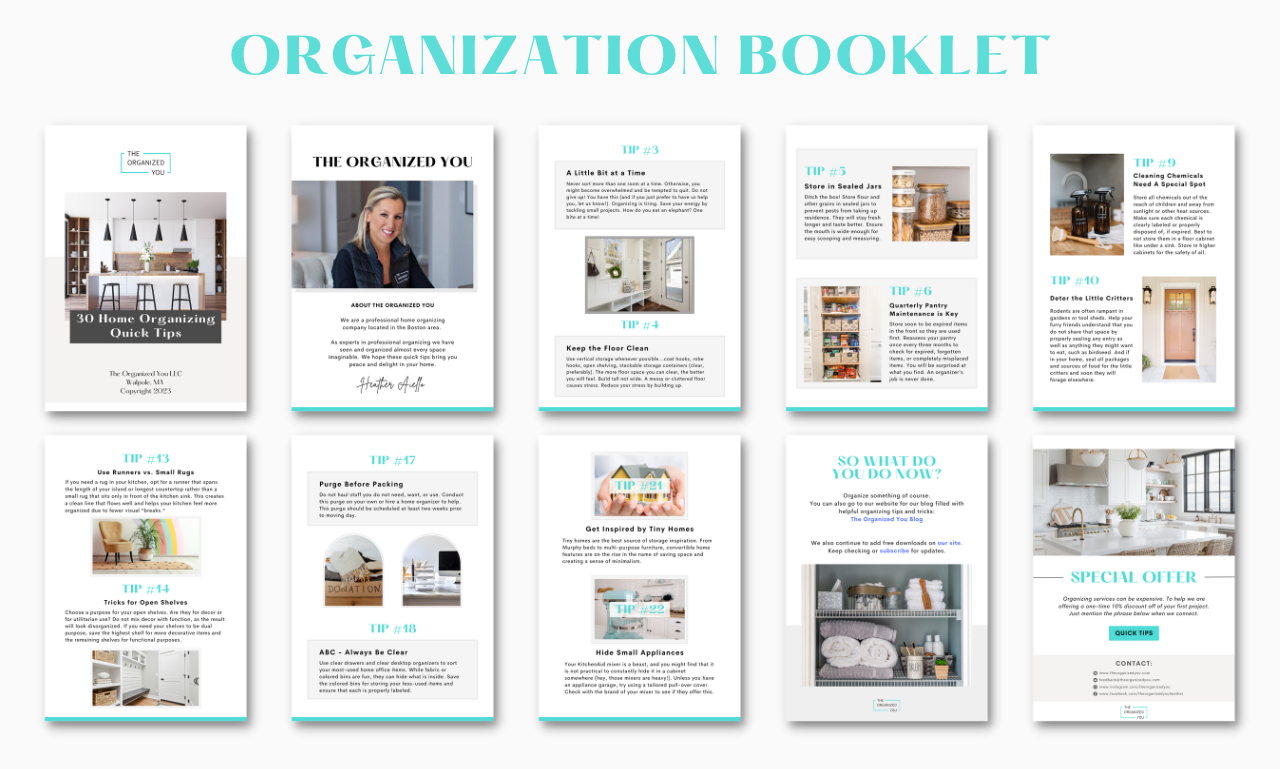 Free 30 Home Organizing Quick Tips | The Organized You