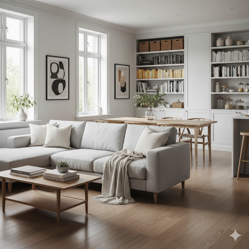 a very organized home