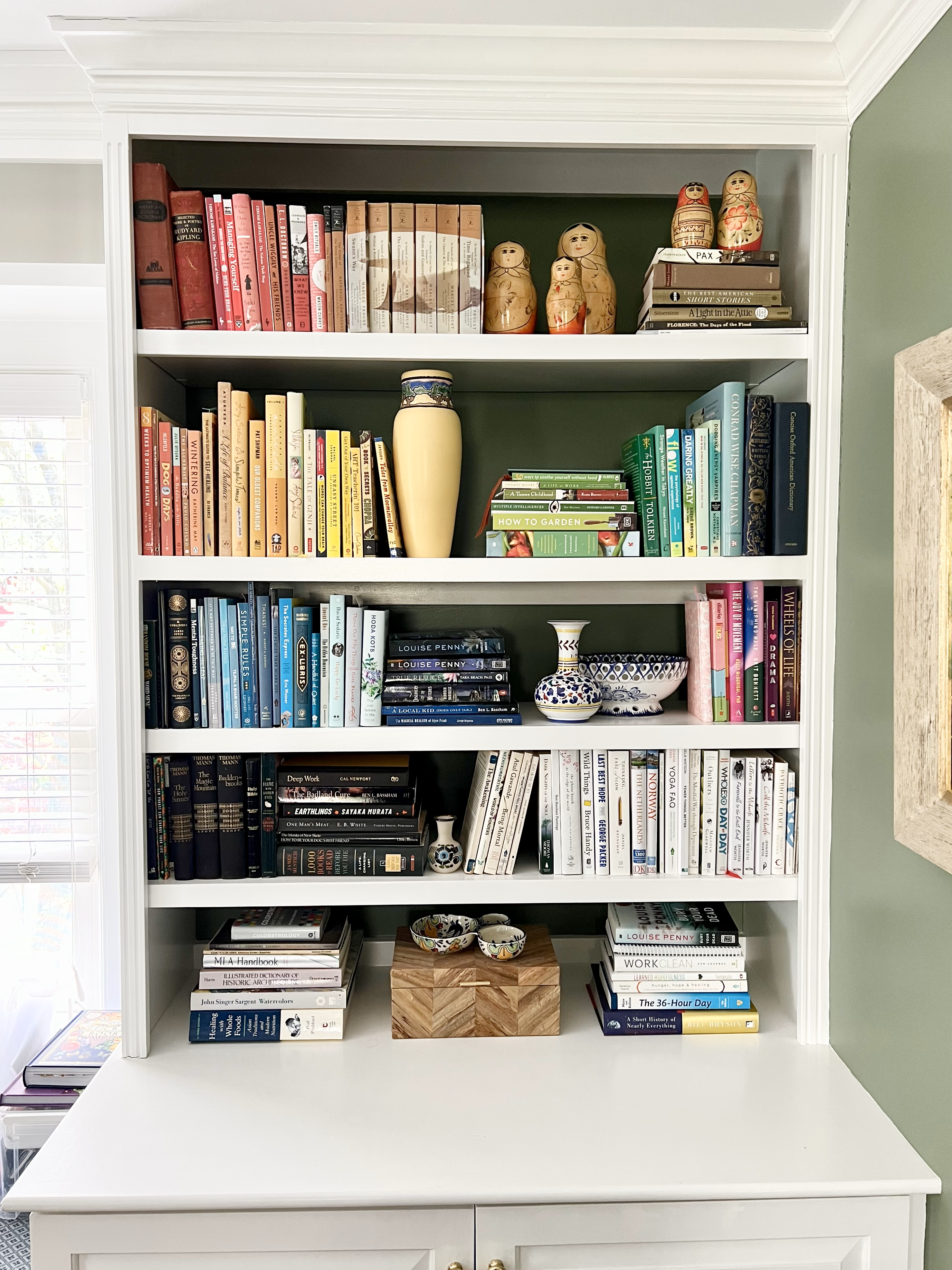 Organized Bookshelf
