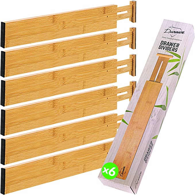 Bamboo Drawer Divider