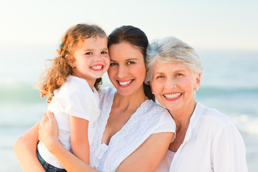 3 generations of women