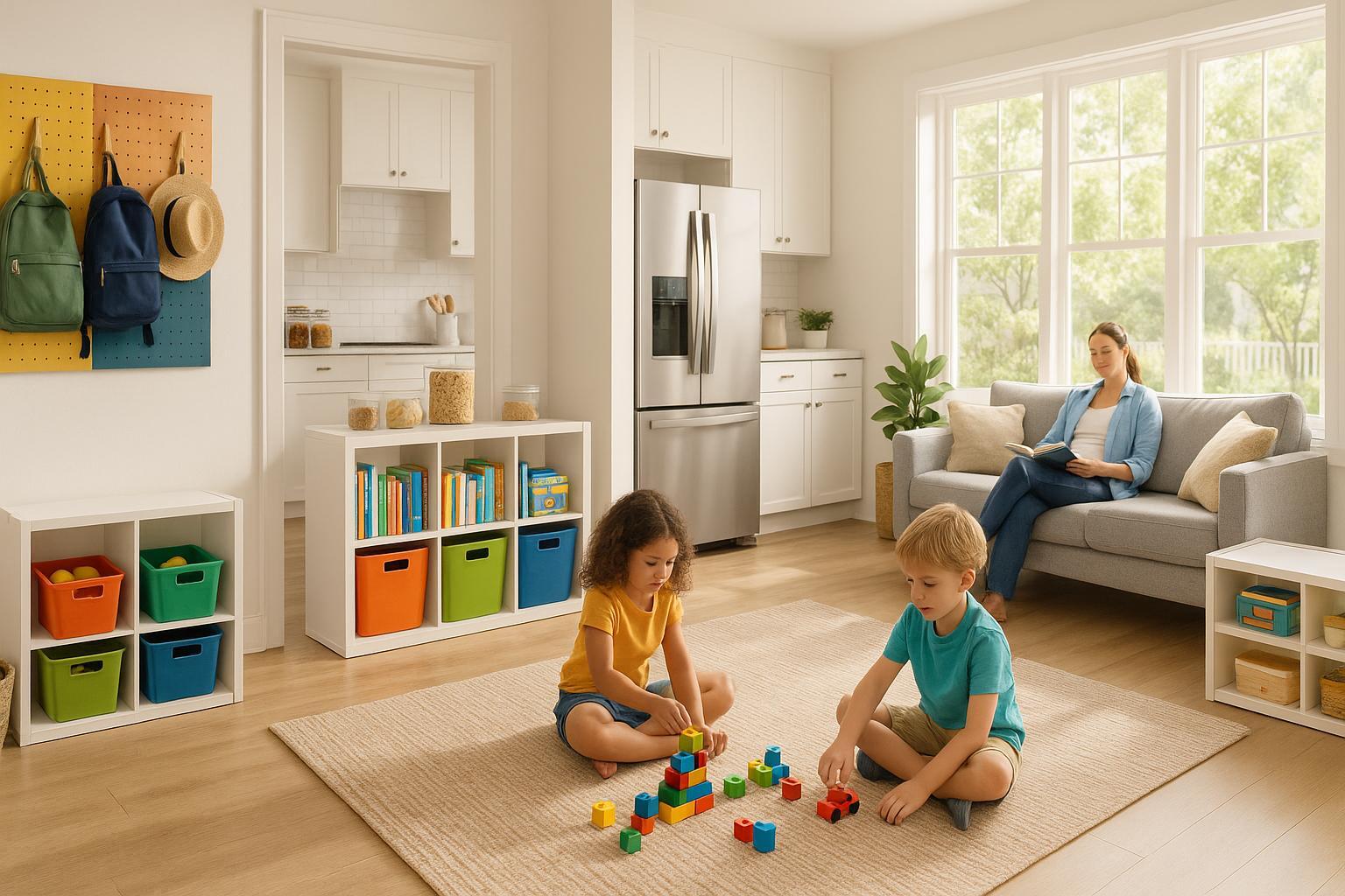 kids playing on the floor